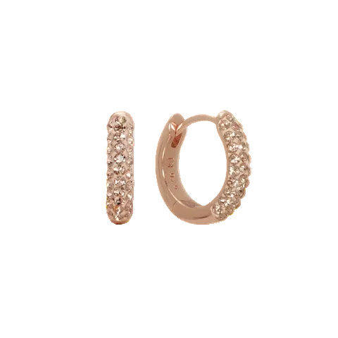 Always On Sparkle Hoop - Rose Gold