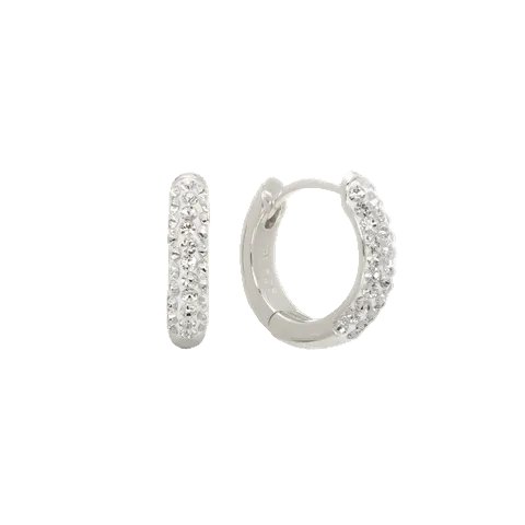 Always On Sparkle Hoop - White
