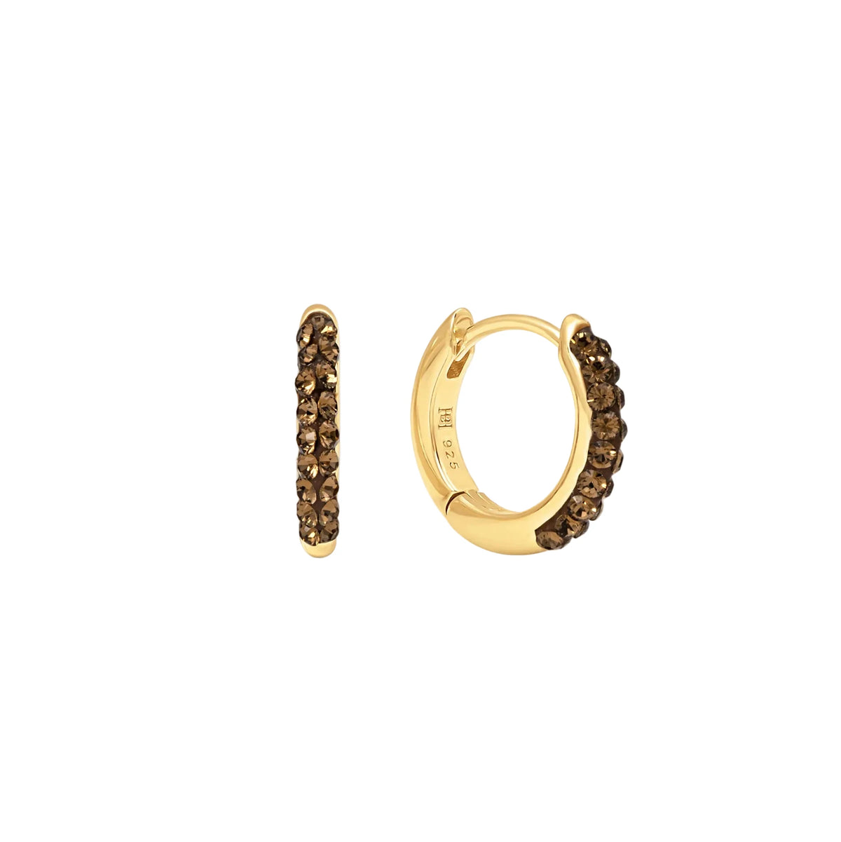 Always on- Espresso Martini Hoop Earrings