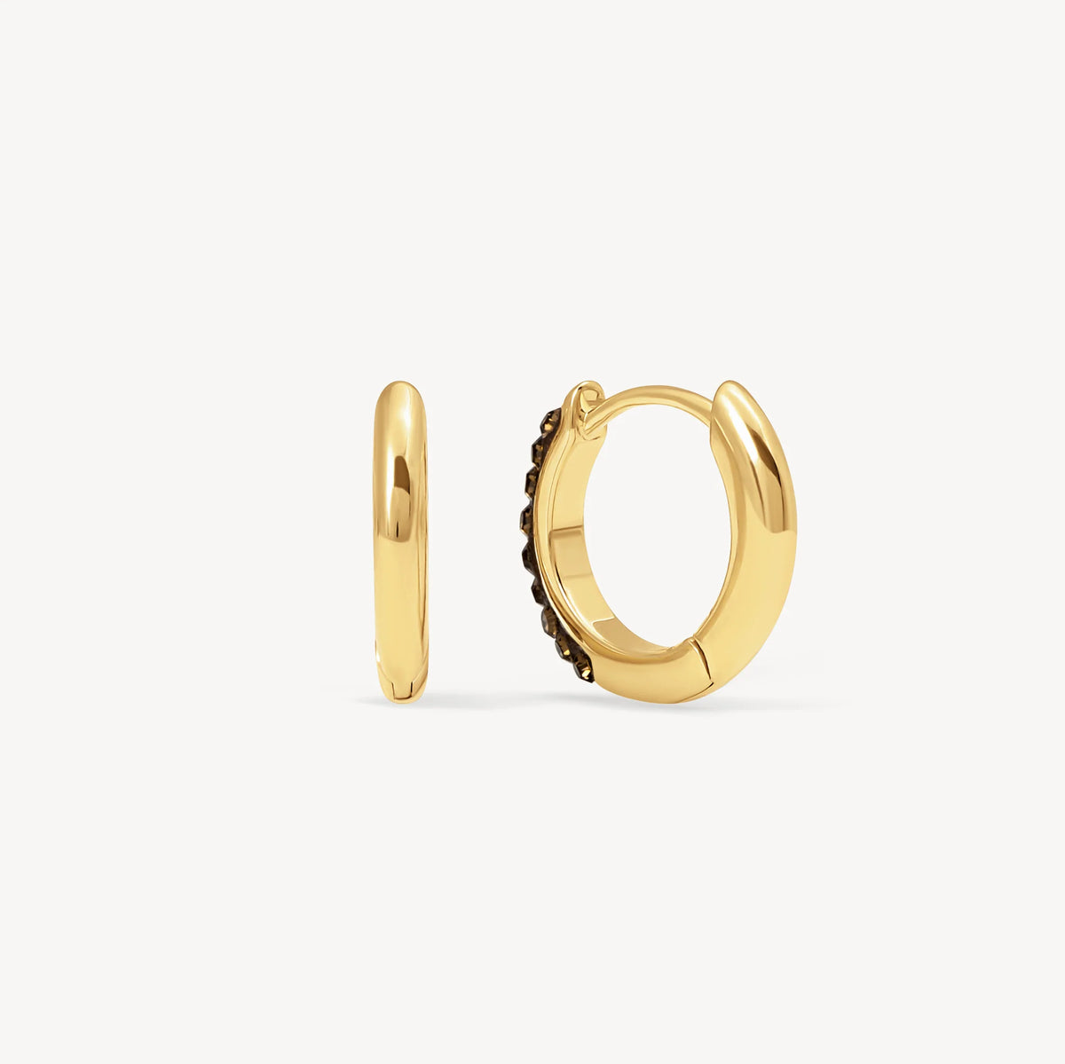 Always on- Espresso Martini Hoop Earrings