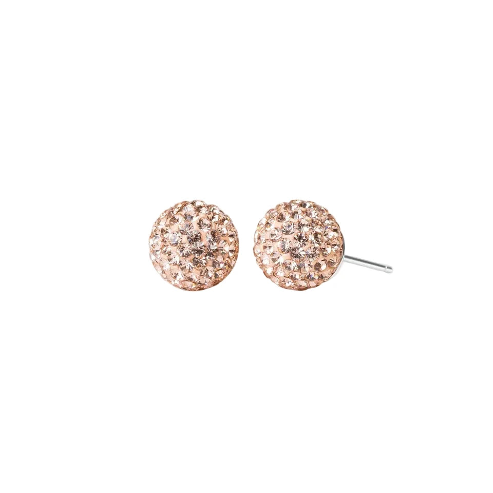 Rose Gold Sparkle Ball™ Studs