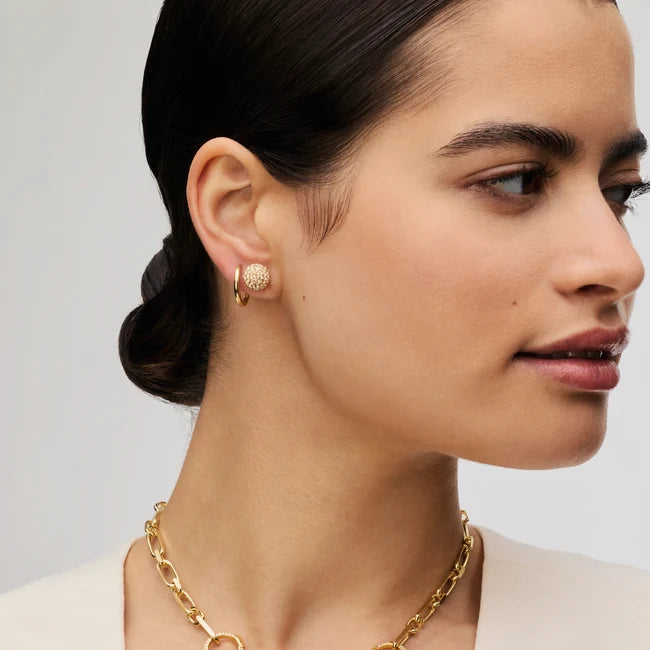 Soft Gold Sparkle Ball™ Studs
