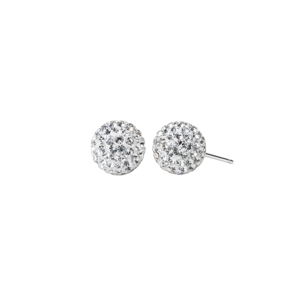 White Sparkle Ball™ Studs