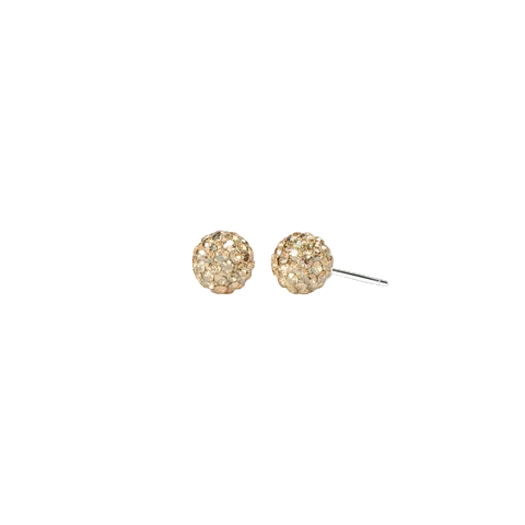 6mm Sparkle Ball™ Stud Earrings - Soft Gold