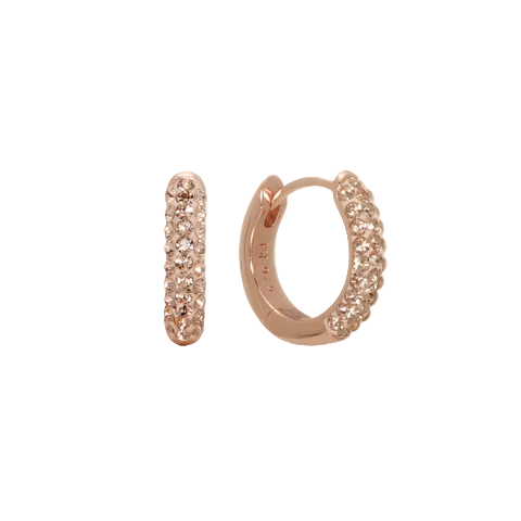 Always On Sparkle Hoop - Rose Gold