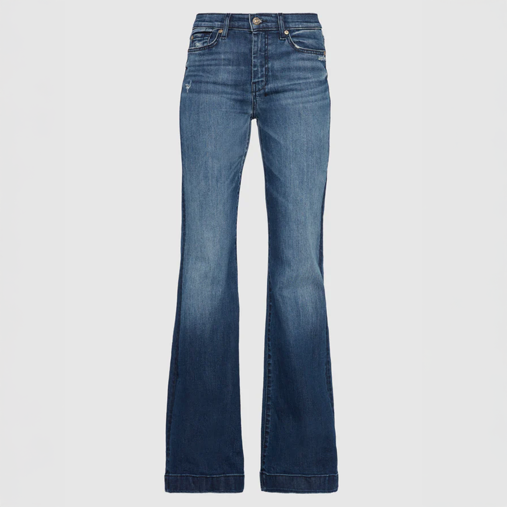  DOJO Lake Blue jeans on a light gray background