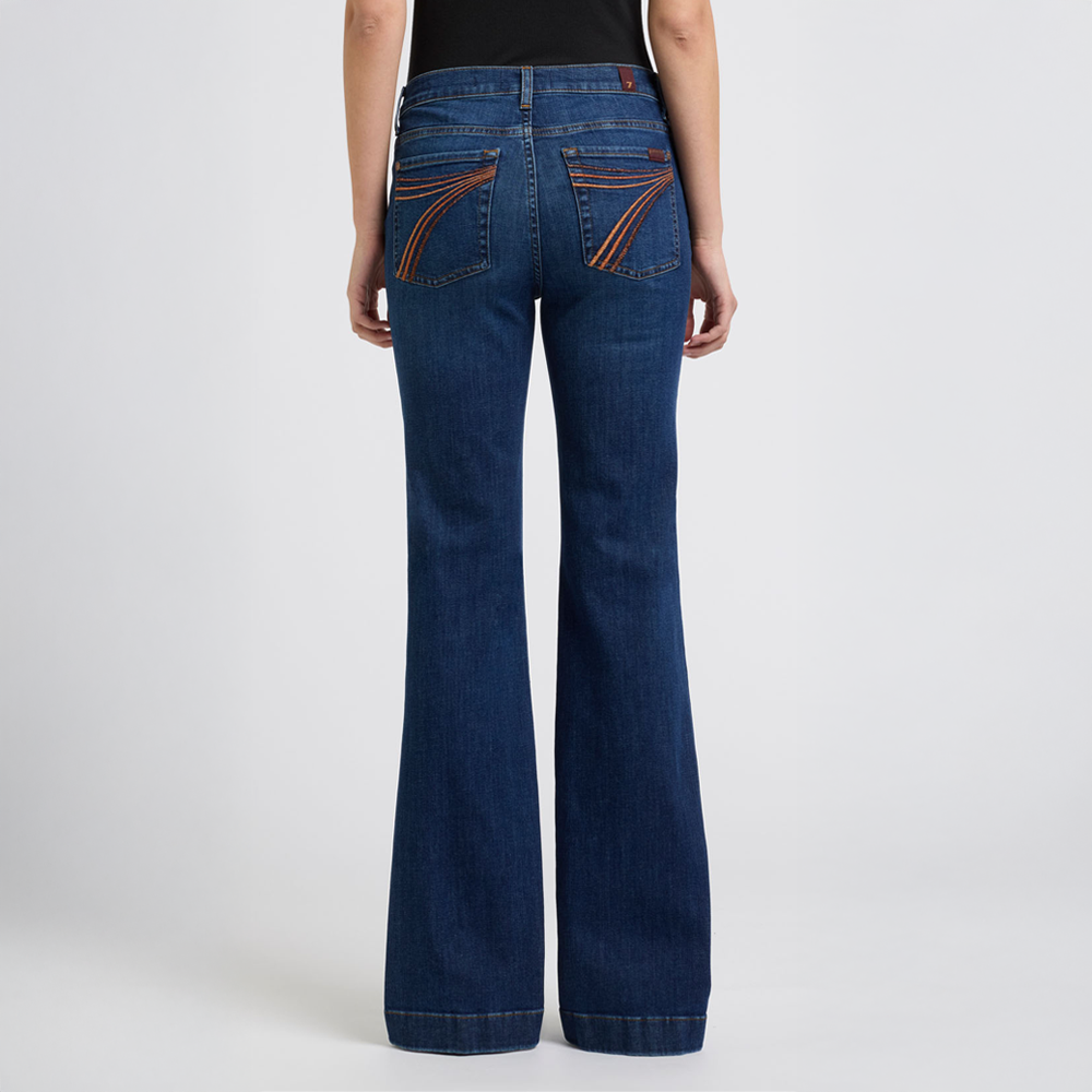 DOJO Rebellion Blue jeans with a white background